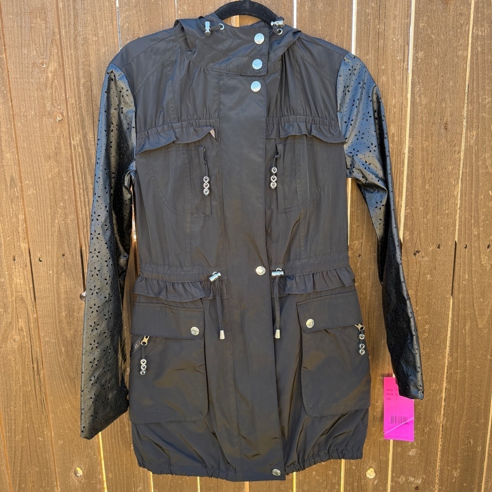 Betsey Johnson Black Utility Jacket – NWT – Size S